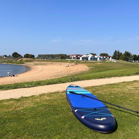 Luxe Chalet Direct Aan Het Water Met Strand Lith Exteriér fotografie