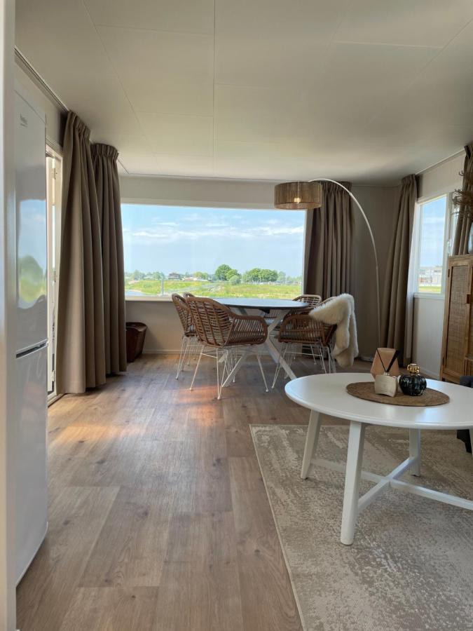 Luxe Chalet Direct Aan Het Water Met Strand Lith Exteriér fotografie